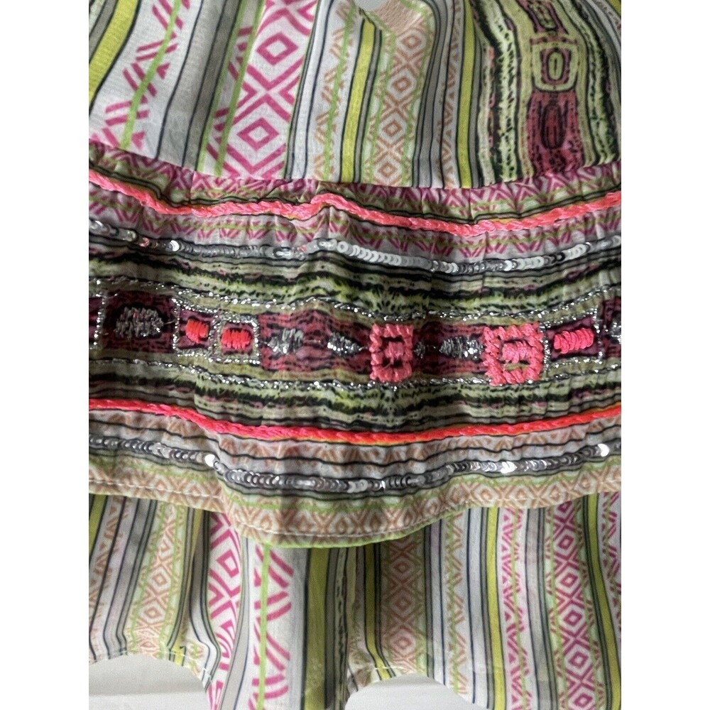 Ramy Brook Women's Carlo Embellished Pink Mini Skirt Large MINT FAST SHIPPING - Picture 9 of 9